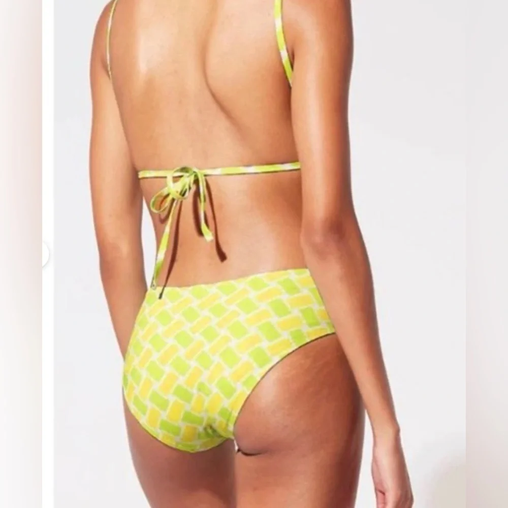 Anthropology Solid & Striped Melissa Pineapple Tile One Piece Swimsuit - Picture 2 of 6